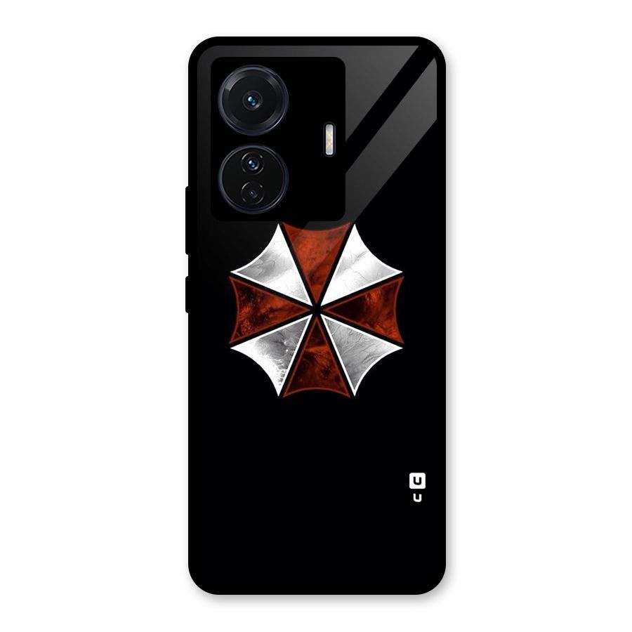 Umbrella Design Glass Back Case for Vivo iQOO Z6 Pro