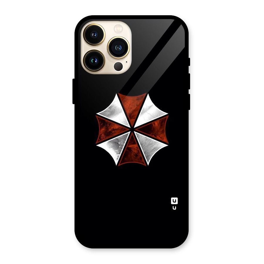 Umbrella Design Glass Back Case for iPhone 13 Pro Max