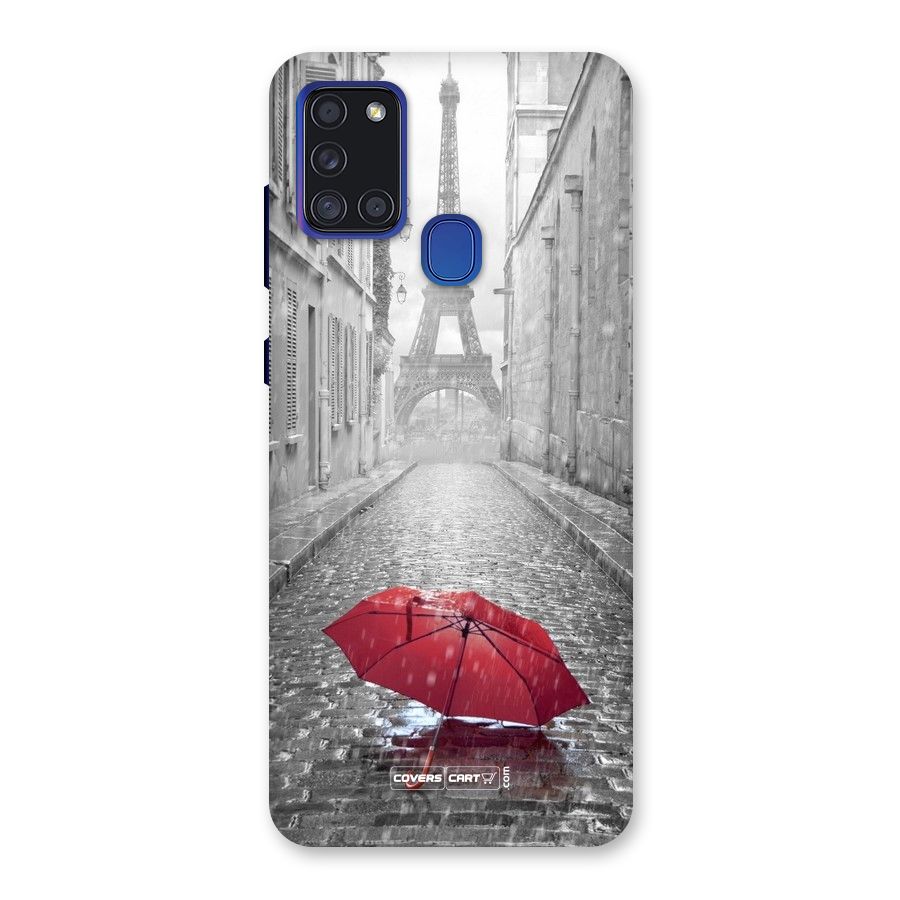 Umbrella Paris Back Case for Galaxy A21s