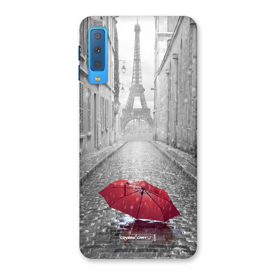 Umbrella Paris Back Case for Galaxy A7 (2018)