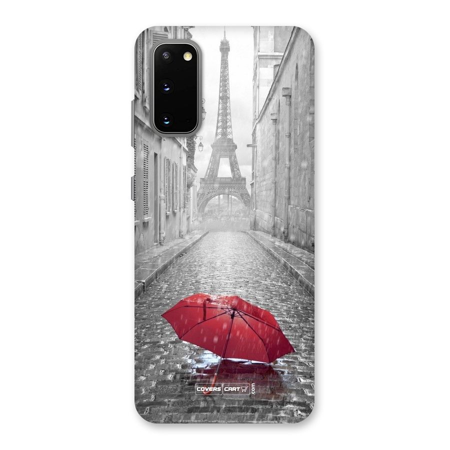 Umbrella Paris Back Case for Galaxy S20