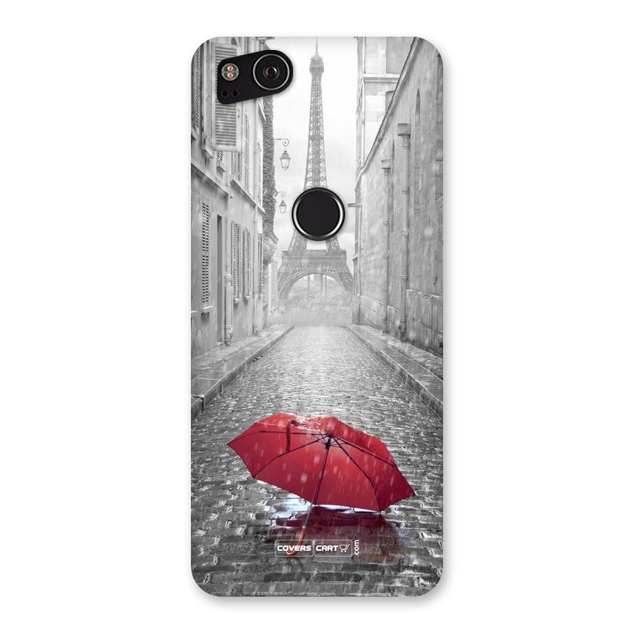 Umbrella Paris Back Case for Google Pixel 2