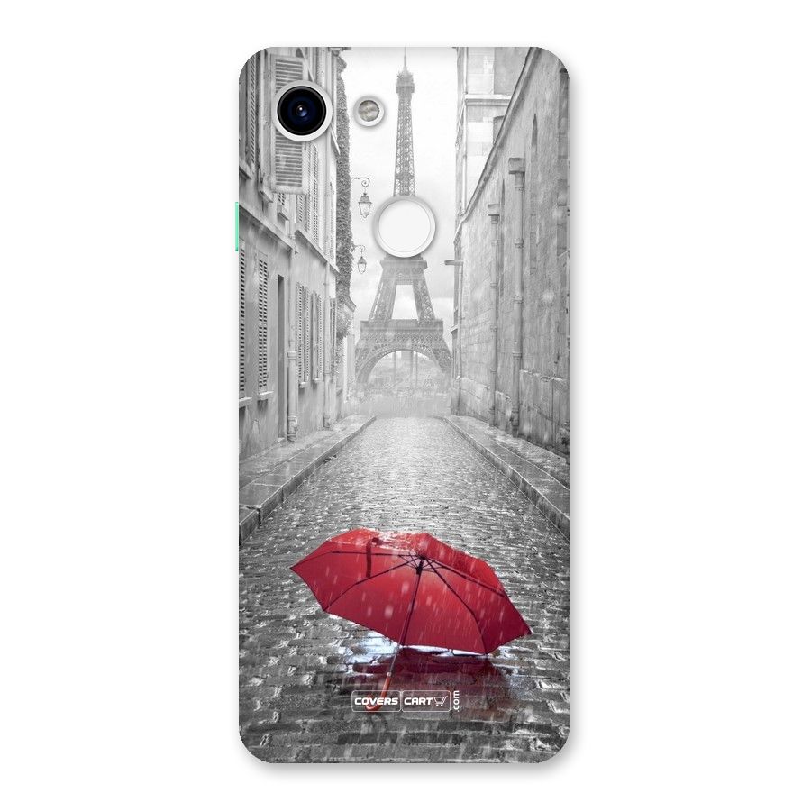 Umbrella Paris Back Case for Google Pixel 3