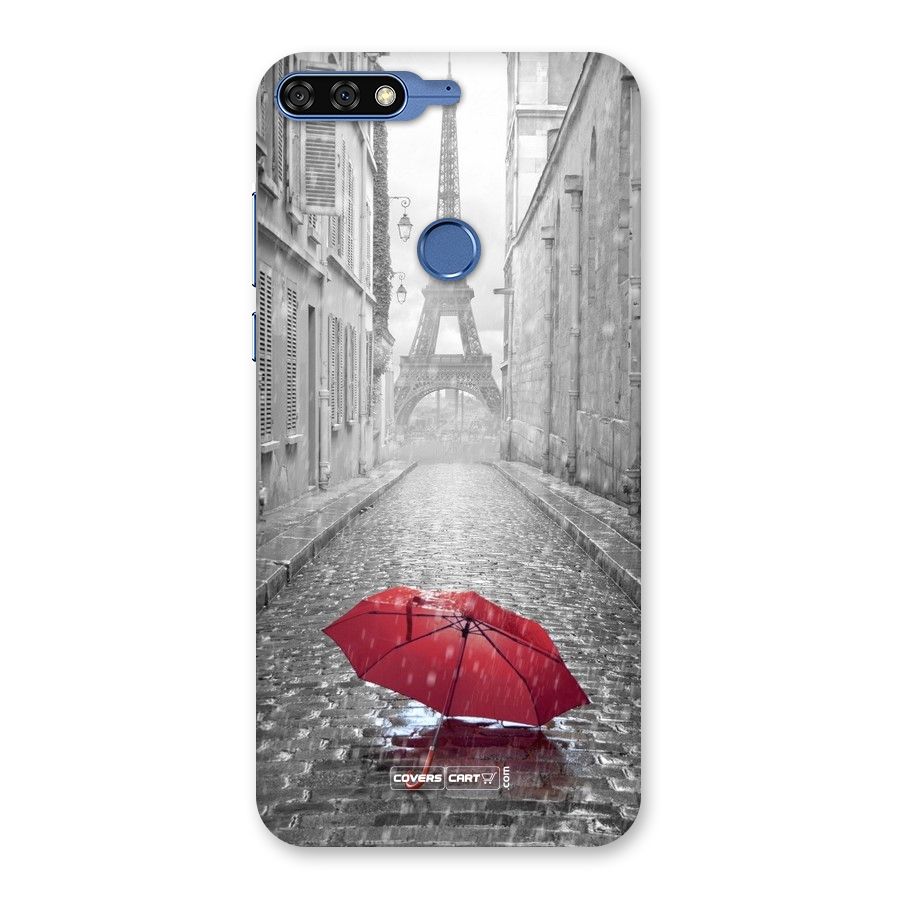 Umbrella Paris Back Case for Honor 7C