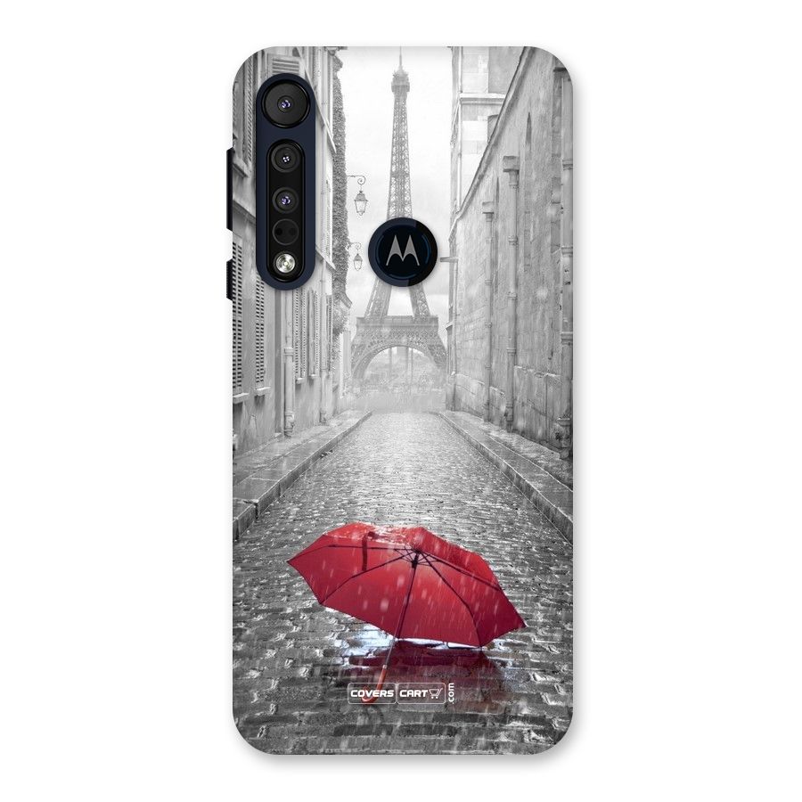 Umbrella Paris Back Case for Motorola One Macro