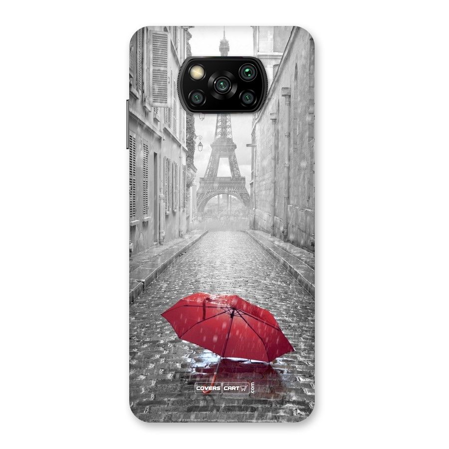 Umbrella Paris Back Case for Poco X3