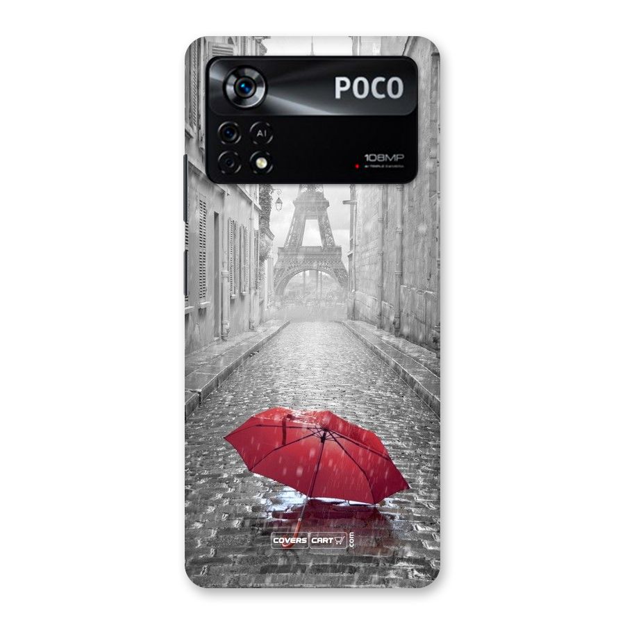 Umbrella Paris Back Case for Poco X4 Pro 5G
