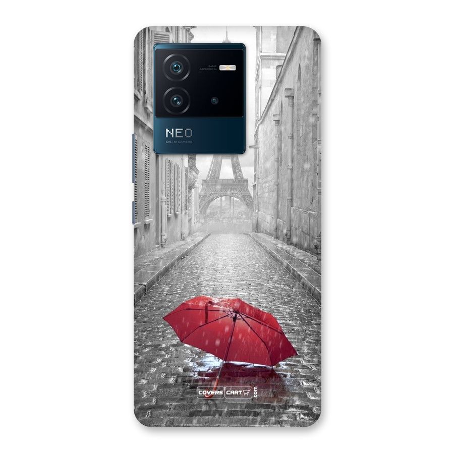 Umbrella Paris Back Case for Vivo iQOO Neo 6 5G