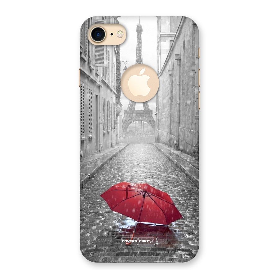 Umbrella Paris Back Case for iPhone 7 Logo Cut