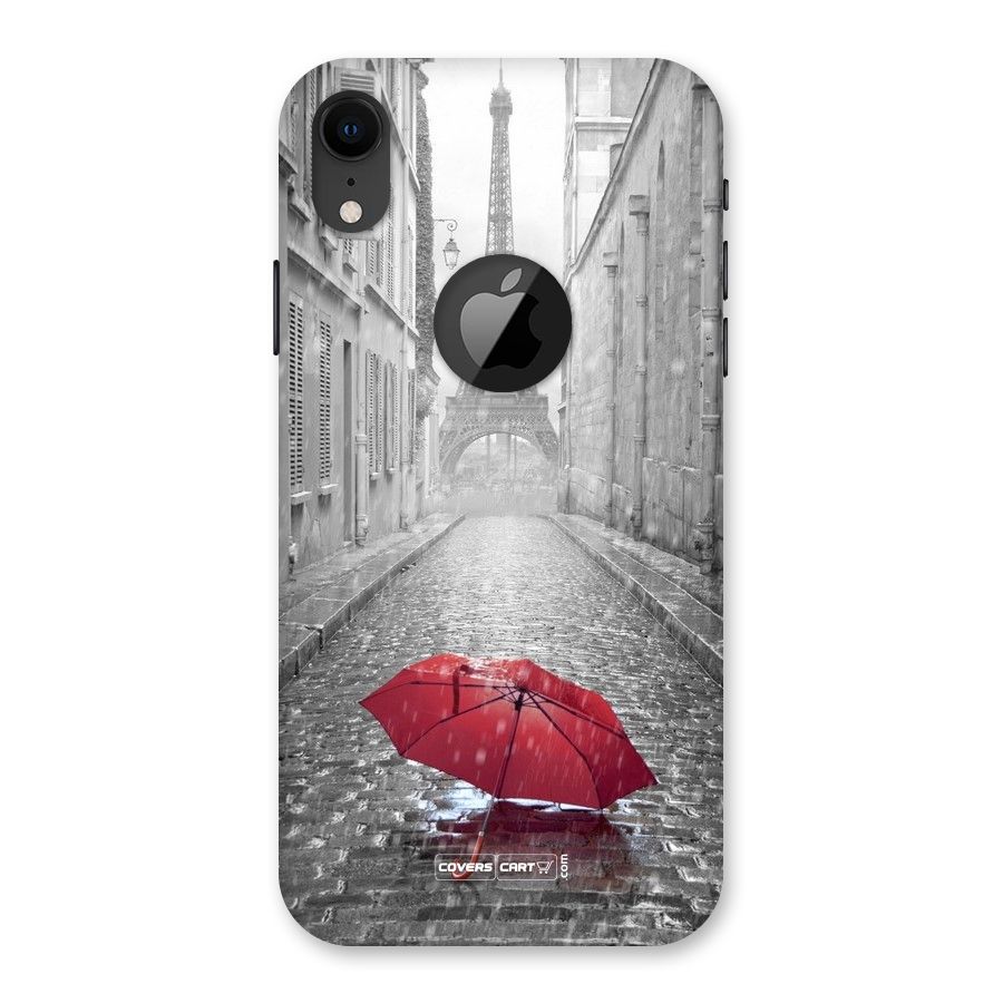 Umbrella Paris Back Case for iPhone XR Logo Cut