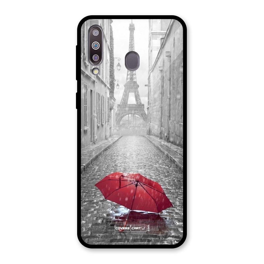 Umbrella Paris Glass Back Case for Galaxy M30