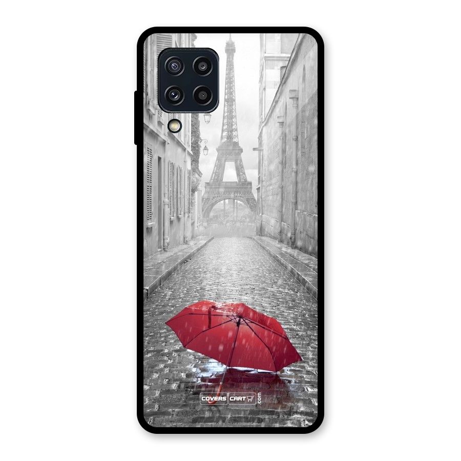 Umbrella Paris Glass Back Case for Galaxy M32