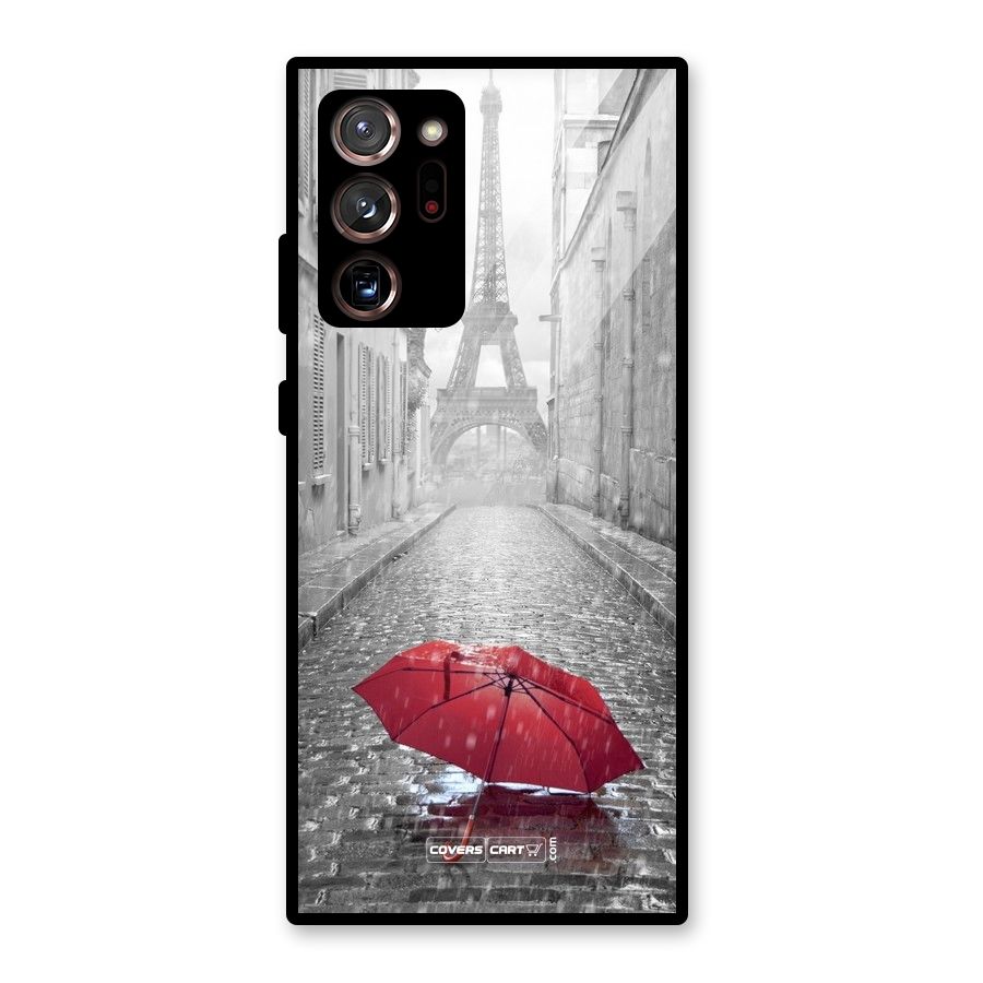 Umbrella Paris Glass Back Case for Galaxy Note 20 Ultra