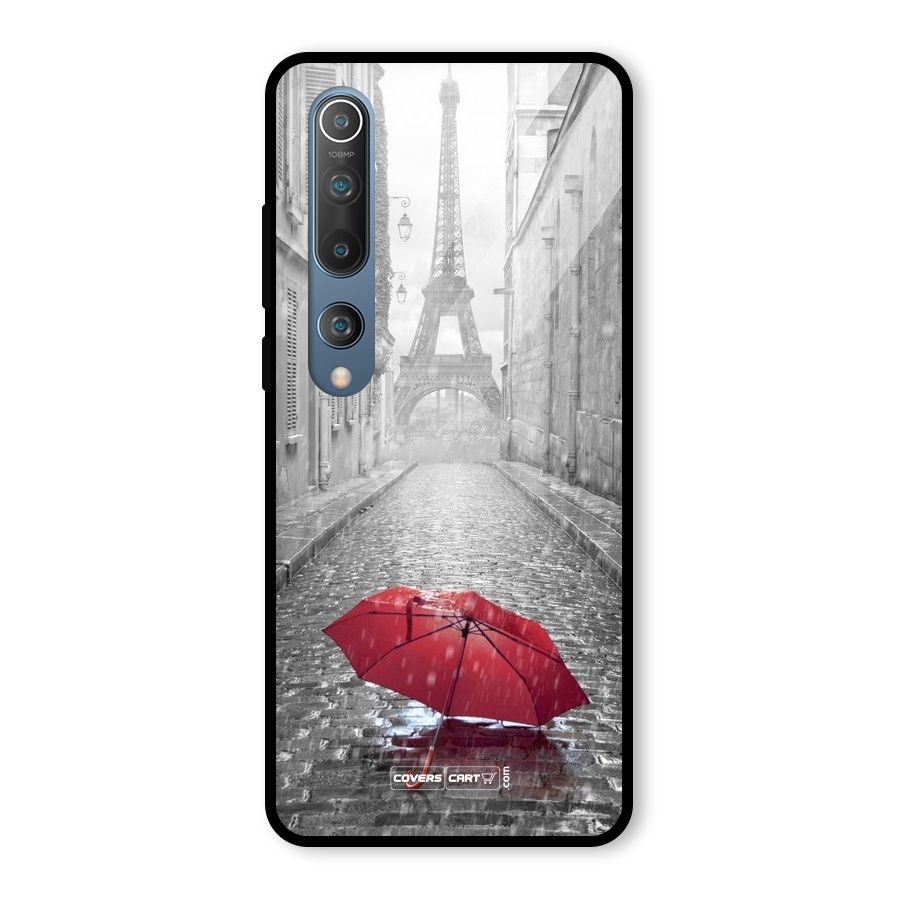 Umbrella Paris Glass Back Case for Mi 10