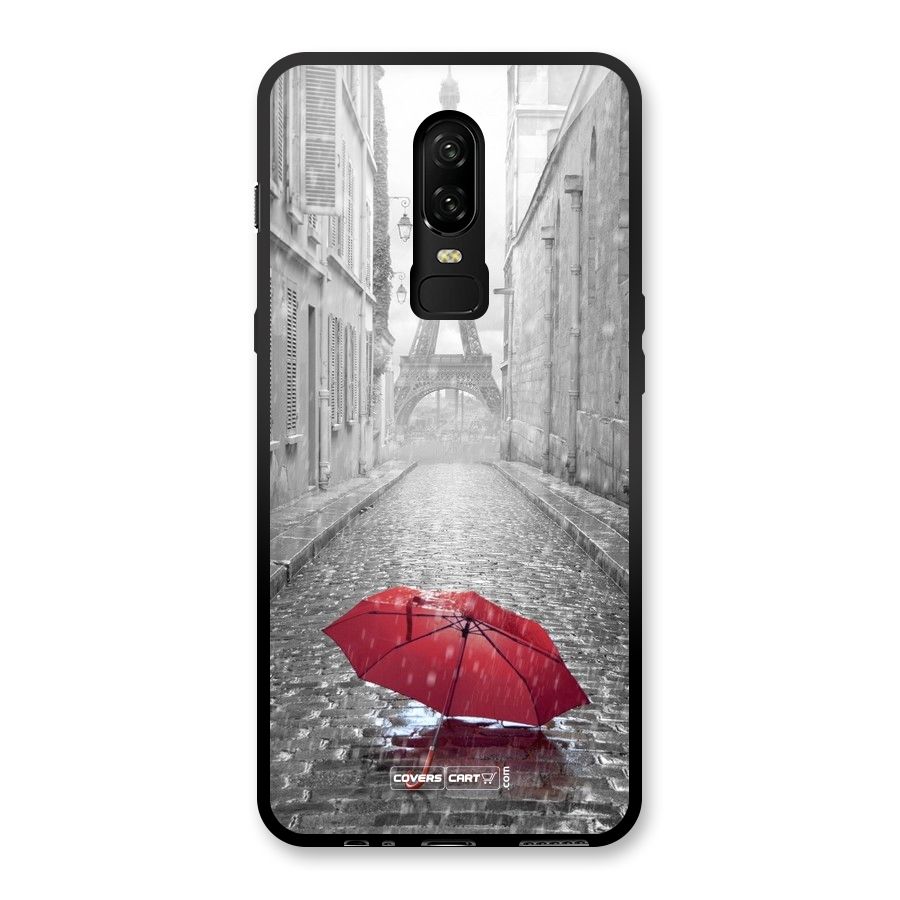 Umbrella Paris Glass Back Case for OnePlus 6