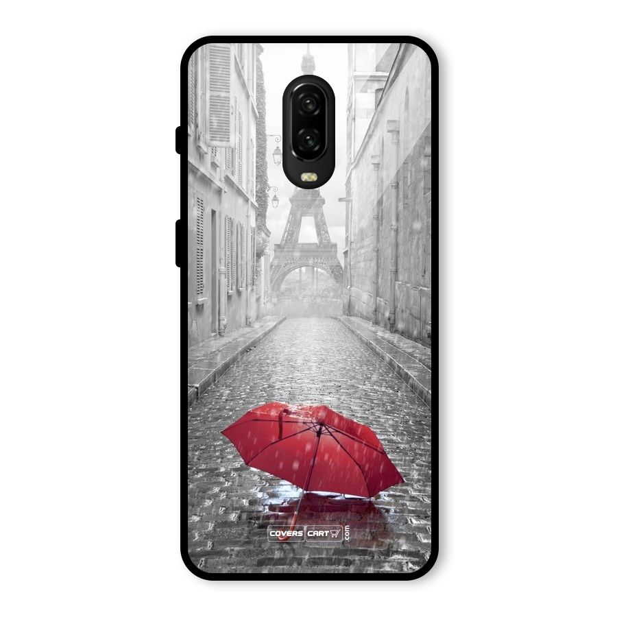 Umbrella Paris Glass Back Case for OnePlus 6T