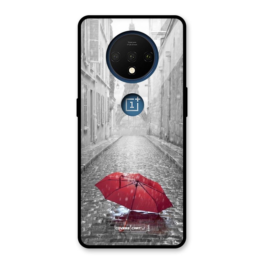 Umbrella Paris Glass Back Case for OnePlus 7T