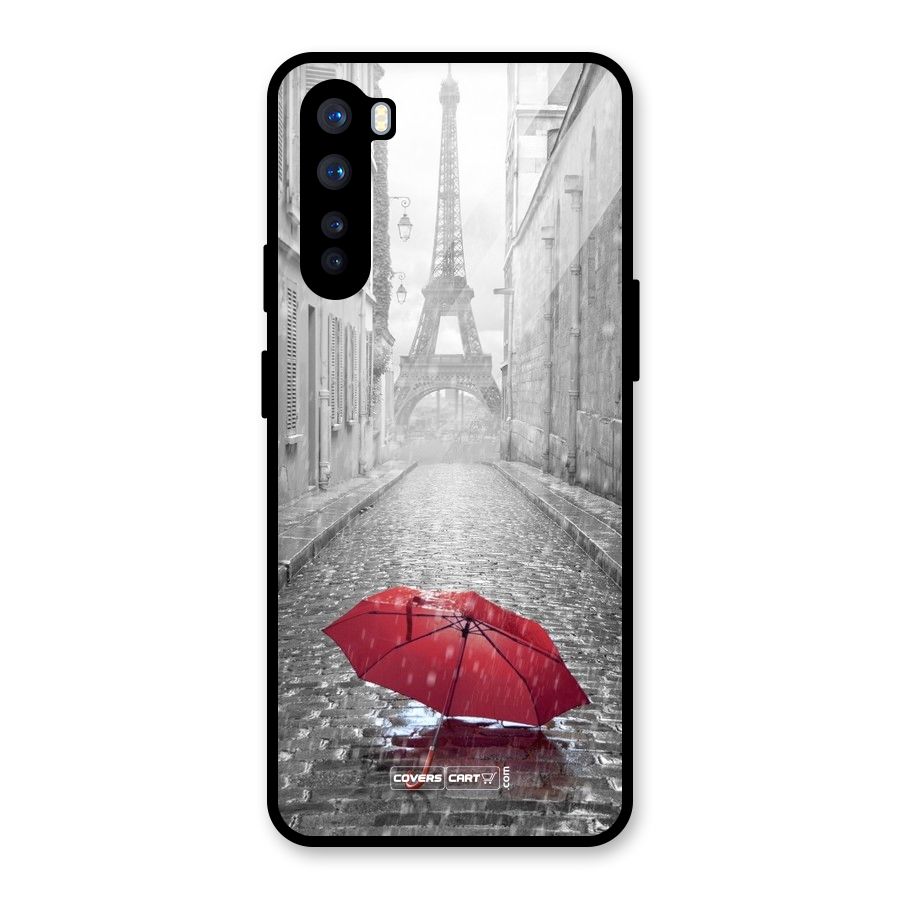 Umbrella Paris Glass Back Case for OnePlus Nord