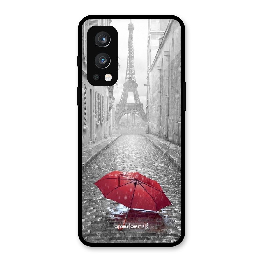 Umbrella Paris Glass Back Case for OnePlus Nord 2 5G