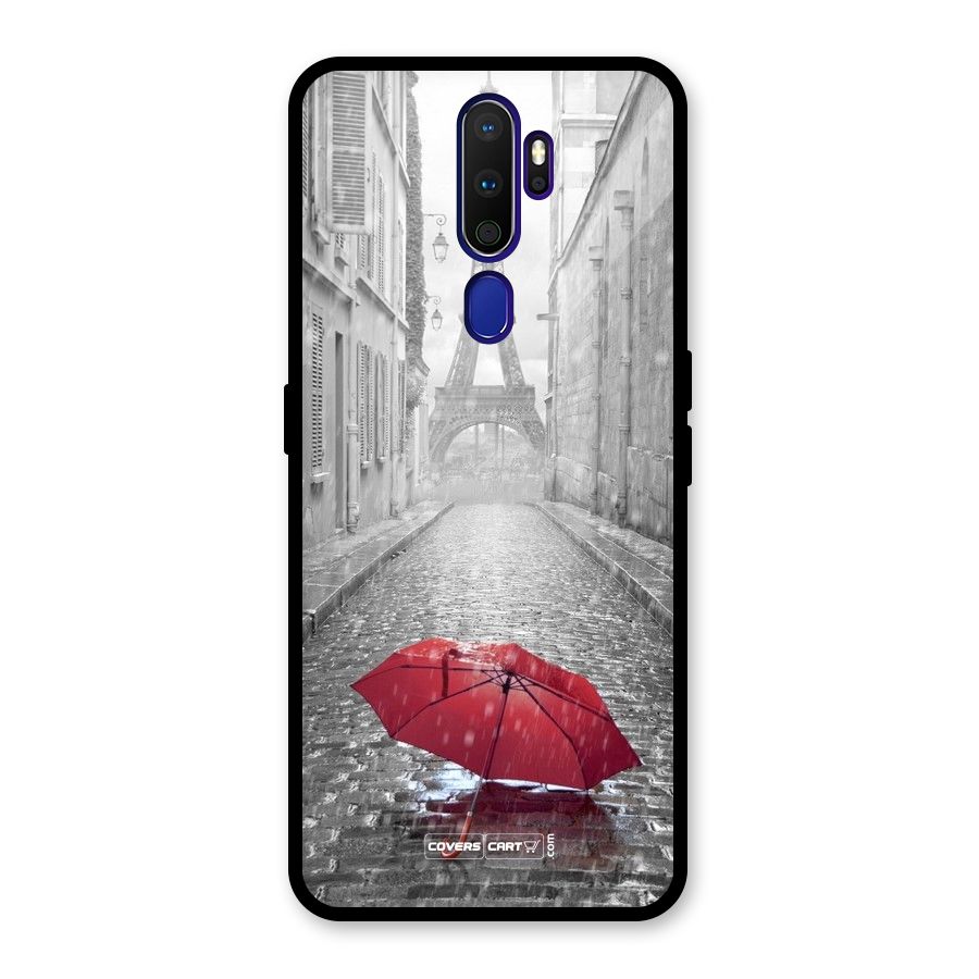 Umbrella Paris Glass Back Case for Oppo A9 (2020)