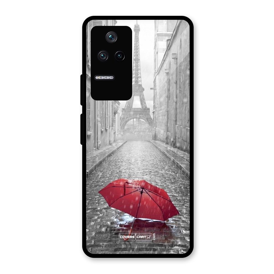 Umbrella Paris Glass Back Case for Poco F4 5G