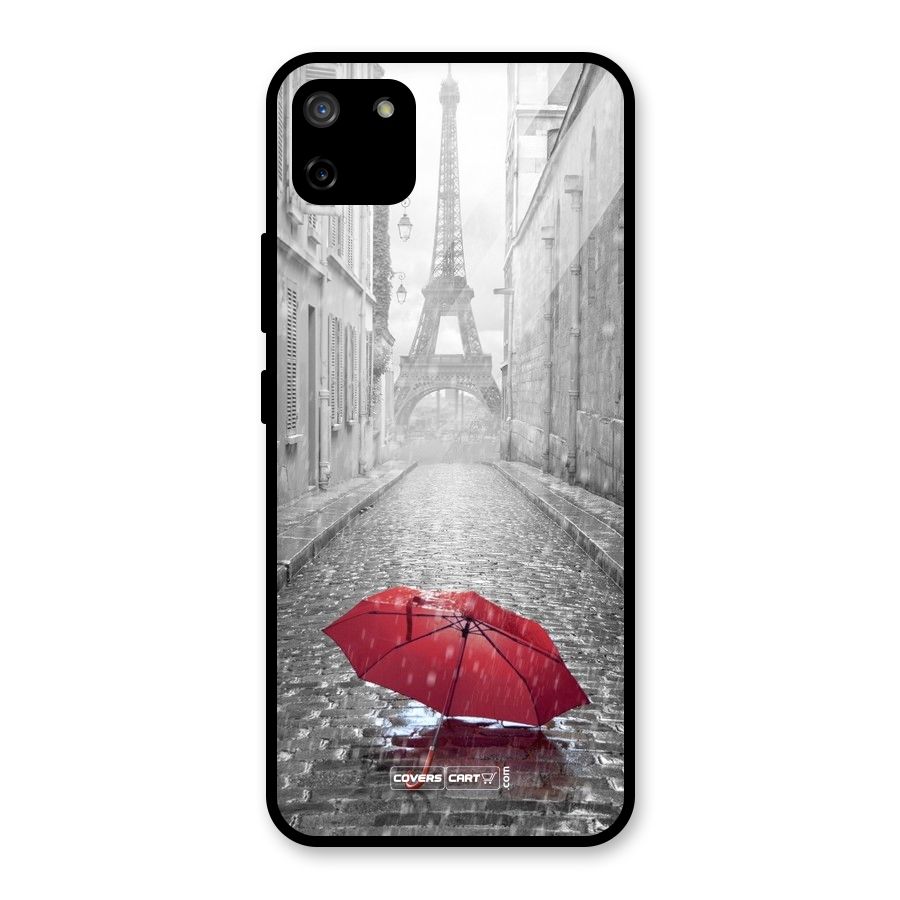 Umbrella Paris Glass Back Case for Realme C11