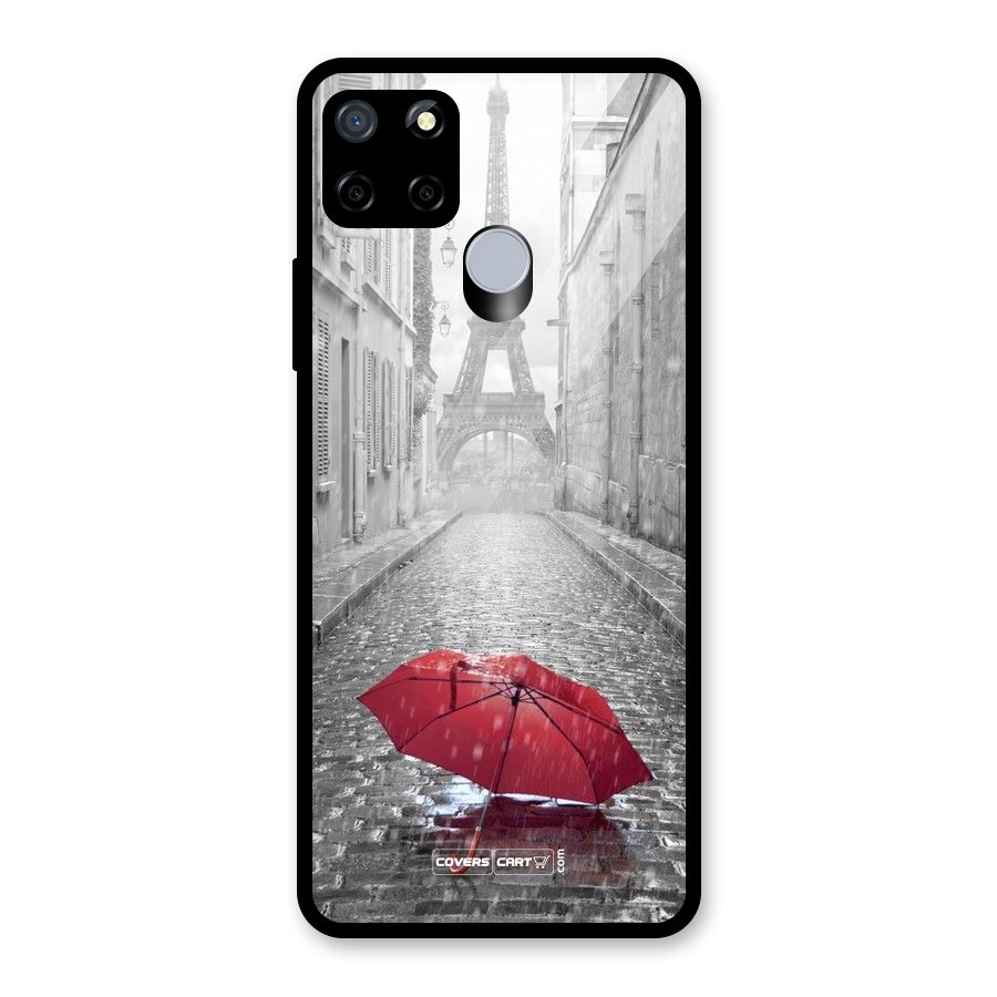 Umbrella Paris Glass Back Case for Realme C15