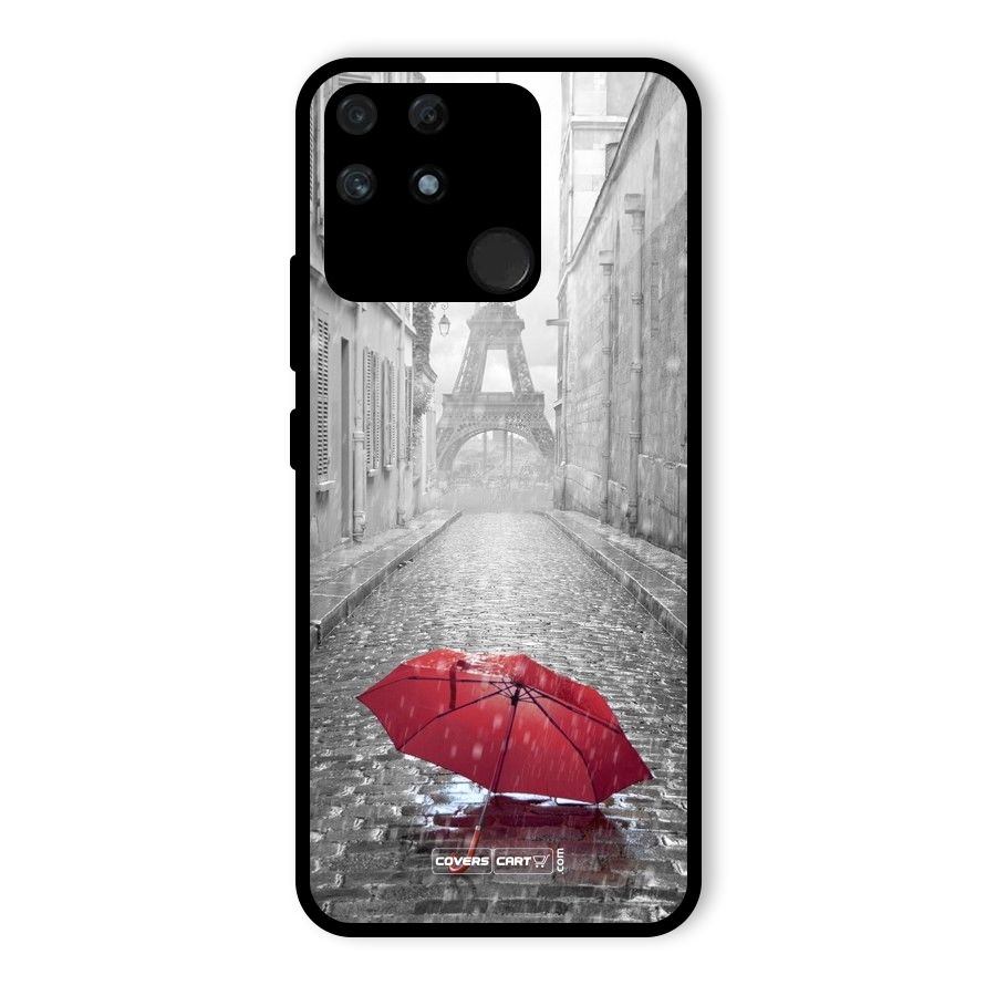 Umbrella Paris Glass Back Case for Realme Narzo 50A