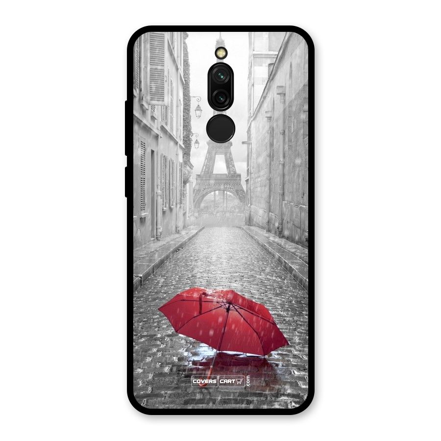 Umbrella Paris Glass Back Case for Redmi 8