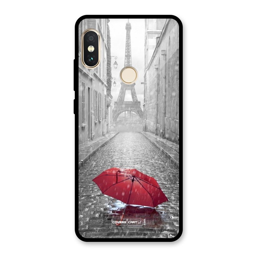 Umbrella Paris Glass Back Case for Redmi Note 5 Pro