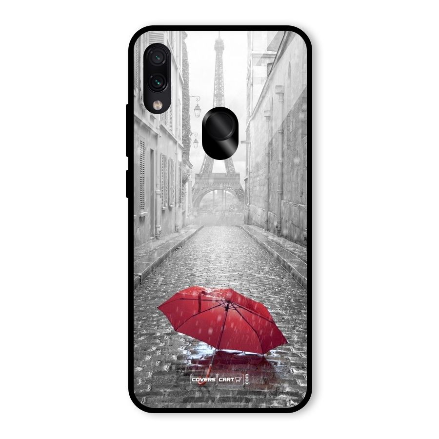 Umbrella Paris Glass Back Case for Redmi Note 7 Pro