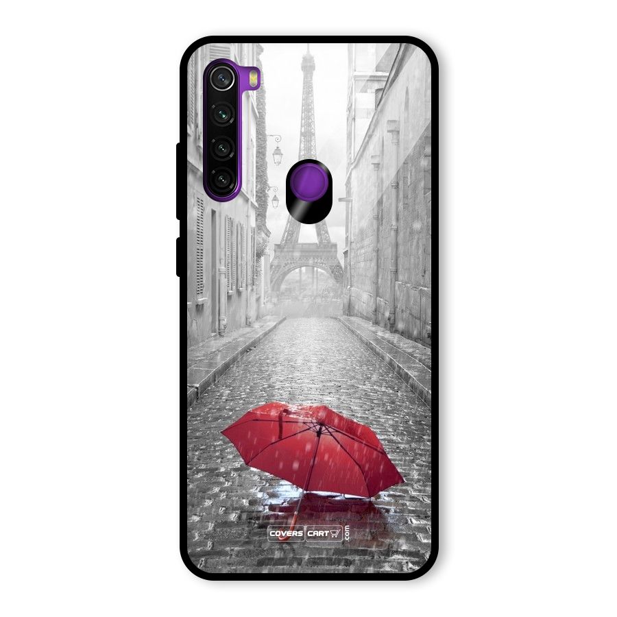 Umbrella Paris Glass Back Case for Redmi Note 8