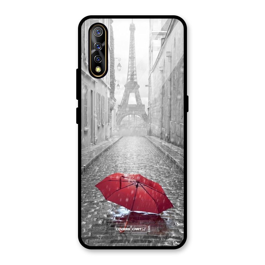 Umbrella Paris Glass Back Case for Vivo S1