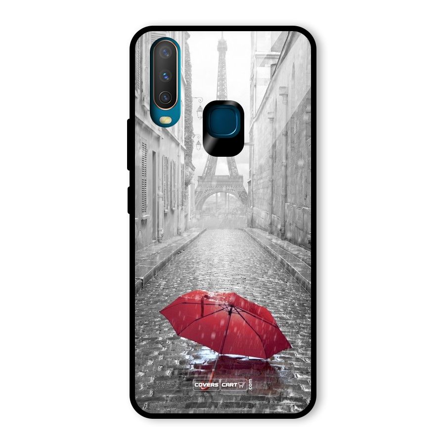 Umbrella Paris Glass Back Case for Vivo U10