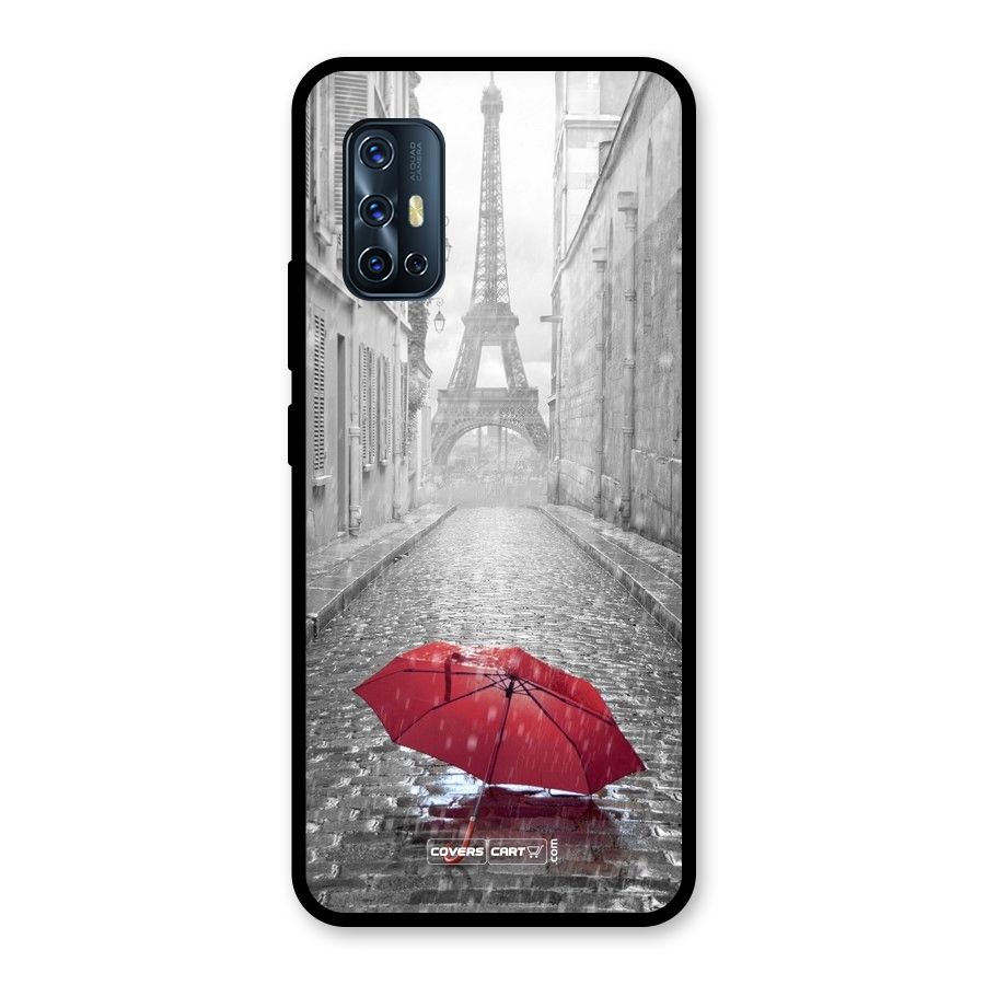 Umbrella Paris Glass Back Case for Vivo V17