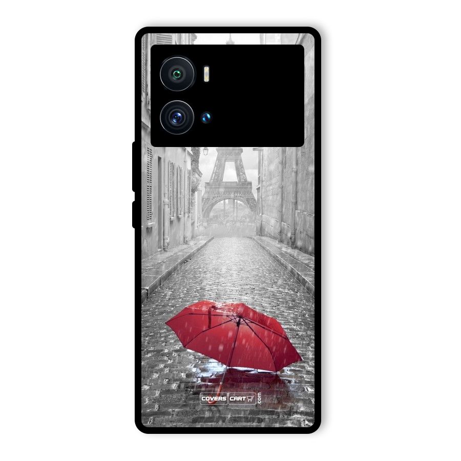 Umbrella Paris Glass Back Case for Vivo iQOO 9 Pro