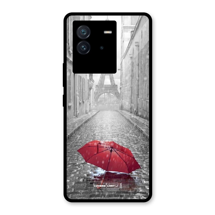 Umbrella Paris Glass Back Case for Vivo iQOO Neo 6 5G