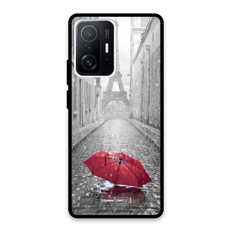 Umbrella Paris Glass Back Case for Xiaomi 11T Pro