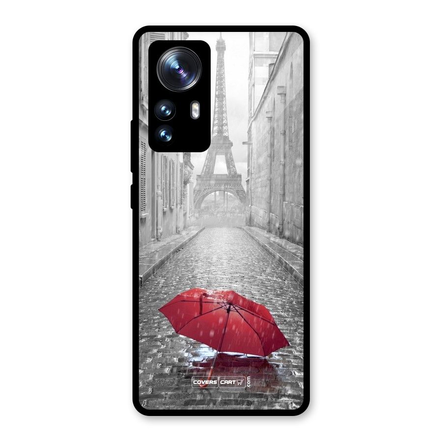 Umbrella Paris Glass Back Case for Xiaomi 12 Pro