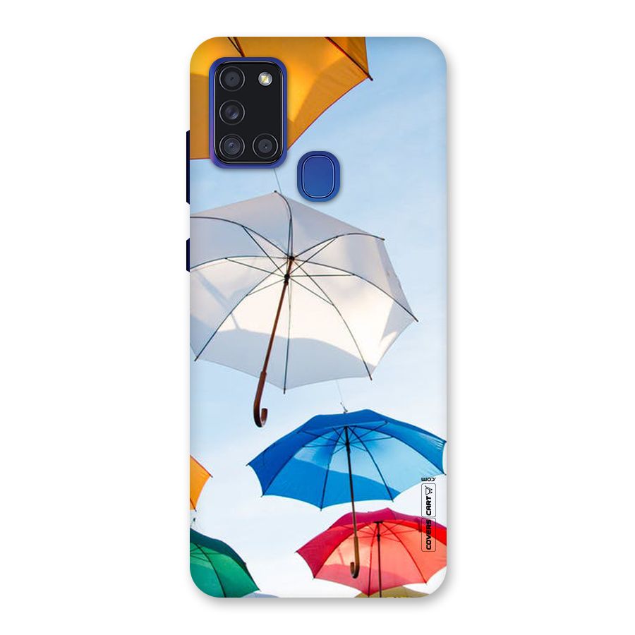 Umbrella Sky Back Case for Galaxy A21s
