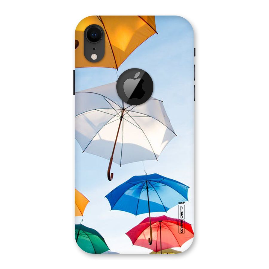 Umbrella Sky Back Case for iPhone XR Logo Cut