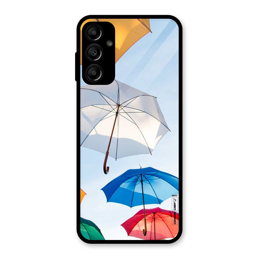 Umbrella Sky Glass Back Case for Galaxy A14 5G