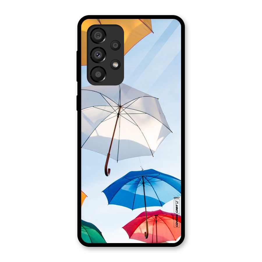 Umbrella Sky Glass Back Case for Galaxy A33 5G