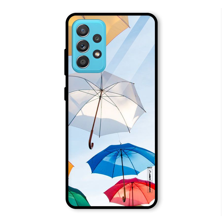 Umbrella Sky Glass Back Case for Galaxy A52s 5G