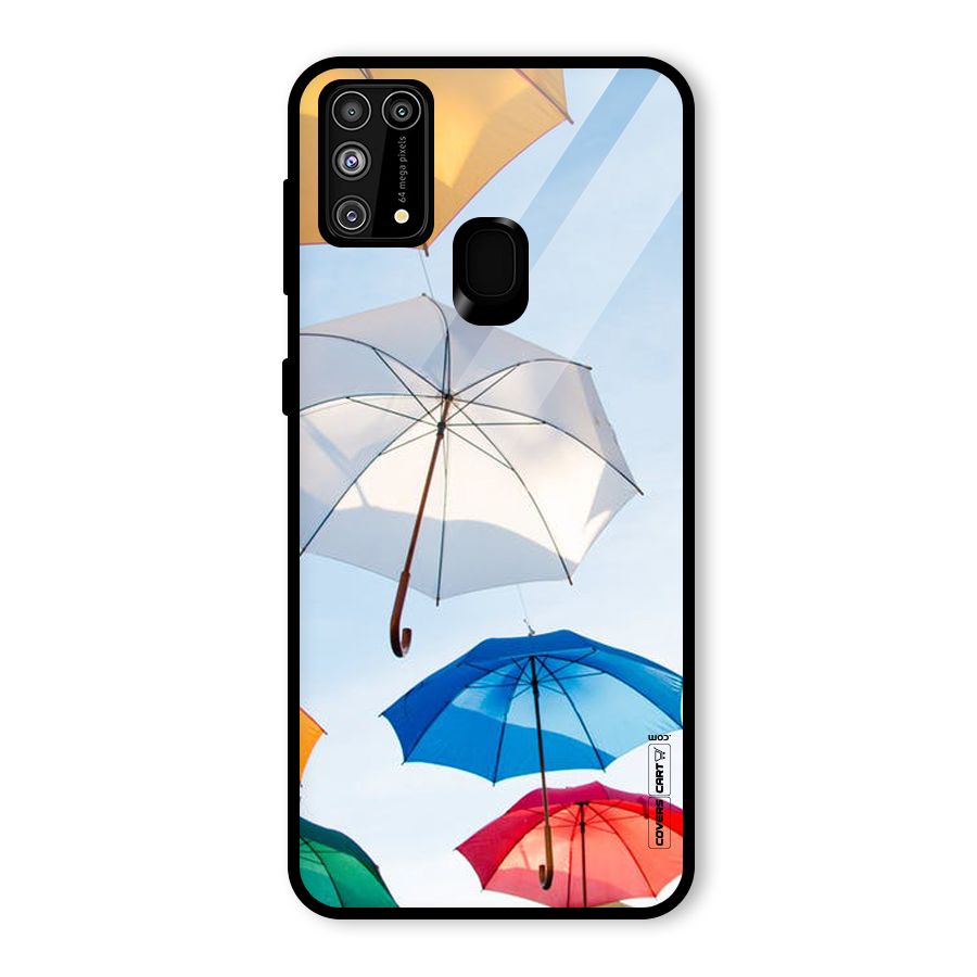 Umbrella Sky Glass Back Case for Galaxy F41