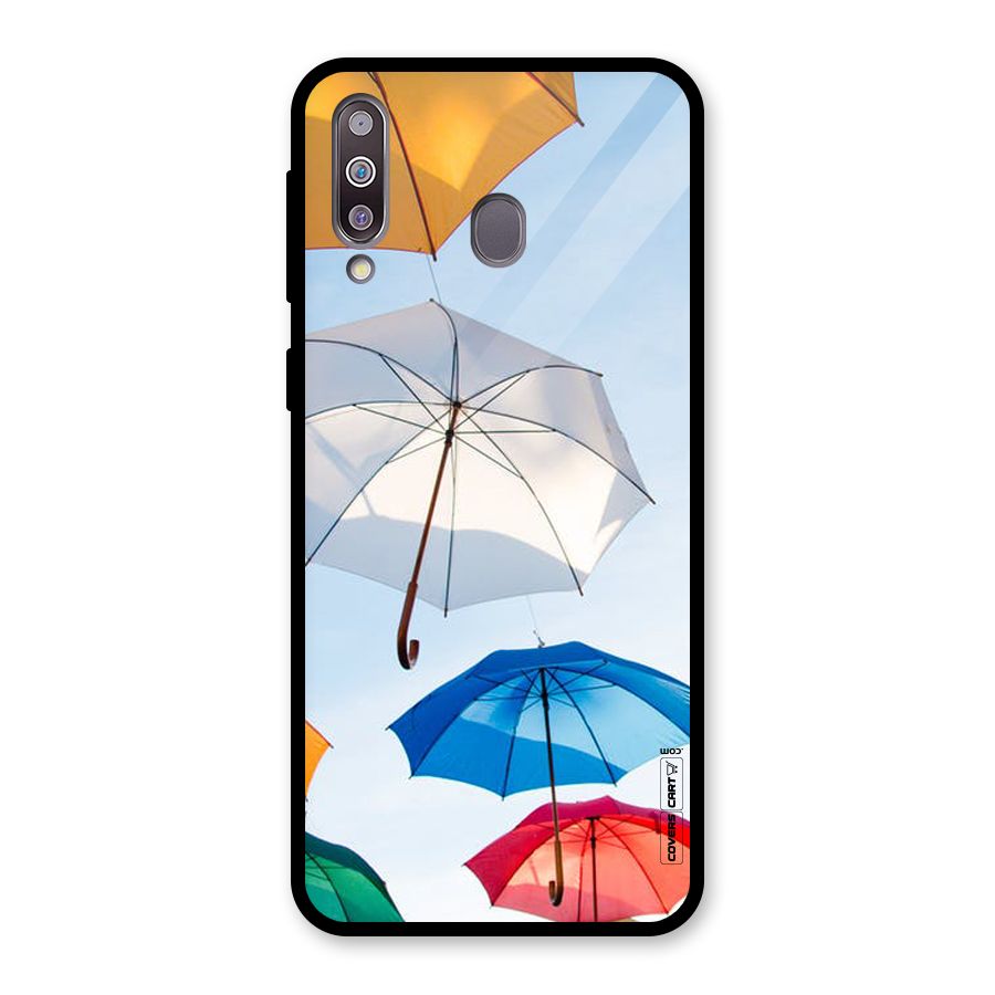 Umbrella Sky Glass Back Case for Galaxy M30