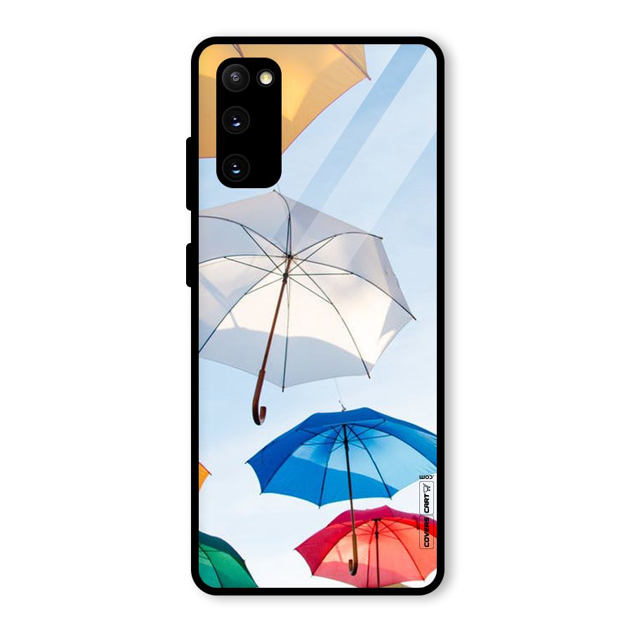 Umbrella Sky Glass Back Case for Galaxy S20 FE