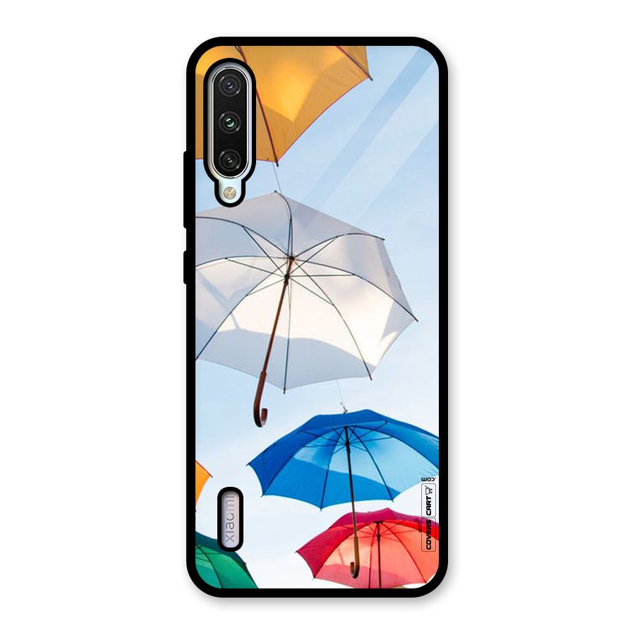 Umbrella Sky Glass Back Case for Mi A3