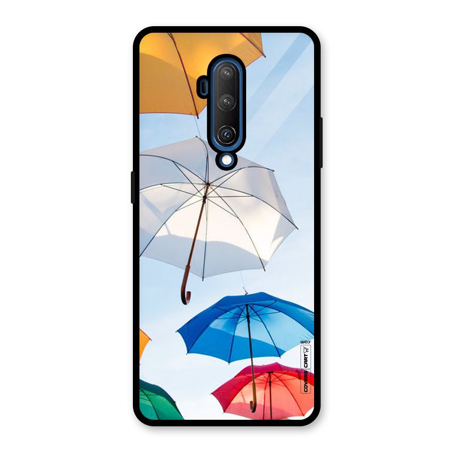 Umbrella Sky Glass Back Case for OnePlus 7T Pro
