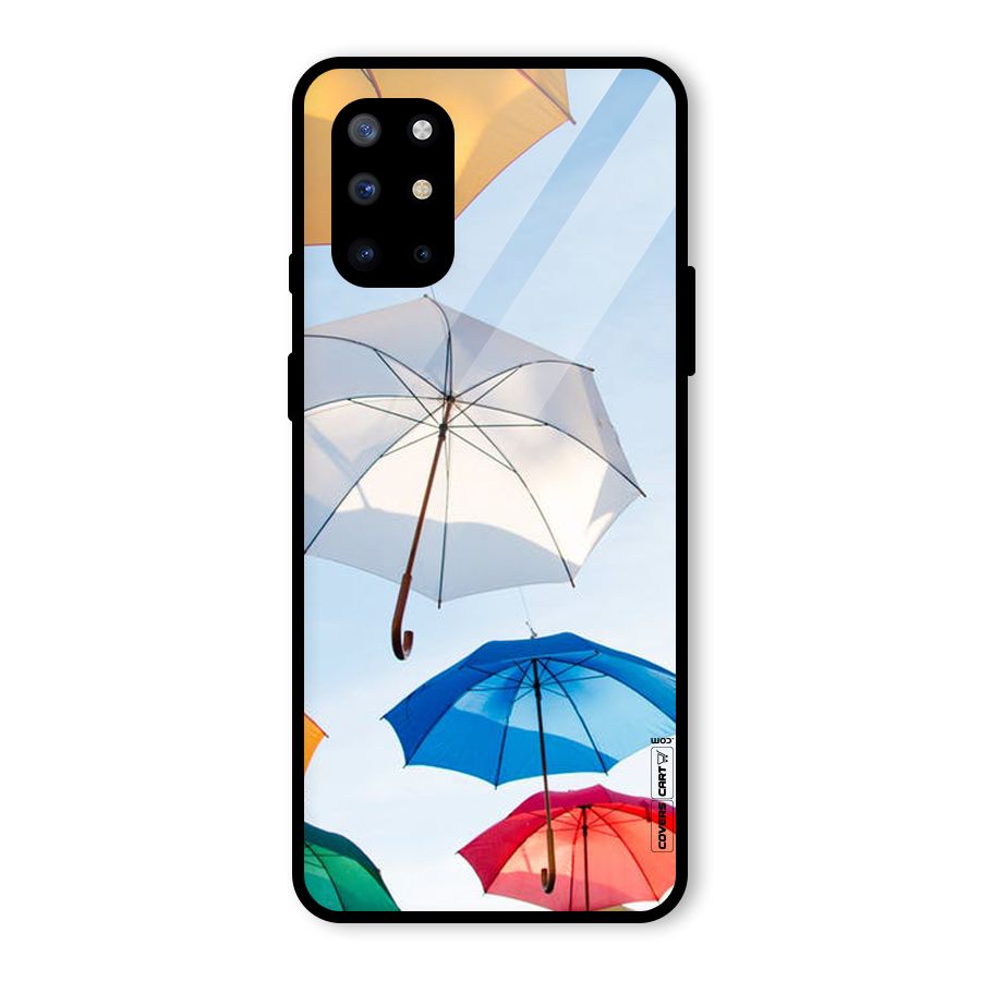 Umbrella Sky Glass Back Case for OnePlus 8T
